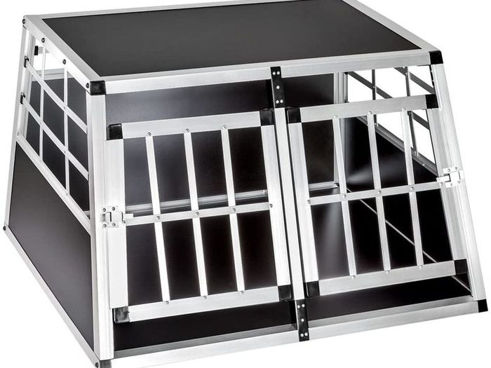Aluminium Transportation Box For Dogs Car Transport