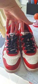 retro asics basketball themed