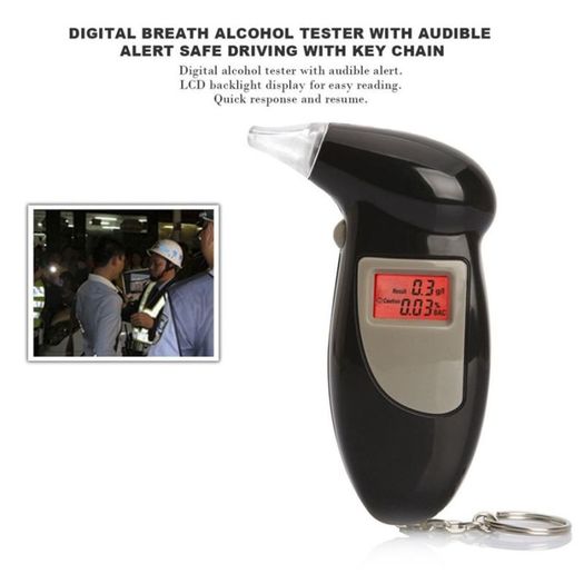 Brand New LCD Alcohol Tester Digital Alcohol Detector Breathalyzer with Backlight Display