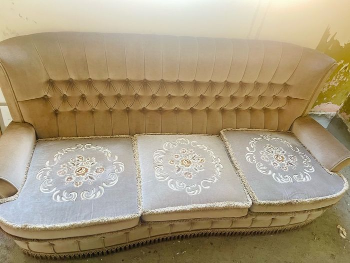 vintage sofa set 3+1+1