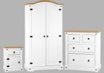 Corona Trio Bedroom Set White