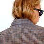 Zara Check Linen Blend Blazer XL Image 6