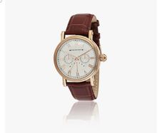 Brand new Newbridge Silverware mens watch with brown leather strap