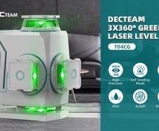 New 4D Green Laser Self Level 4x360