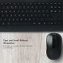 Microsoft Wireless Keyboard & Mouse, Desktop 900 Keyboard with USB for Windows or Mac Computers, Black Image 3