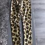 Lotus leggings womens new leopard print size 10 medium Image 2