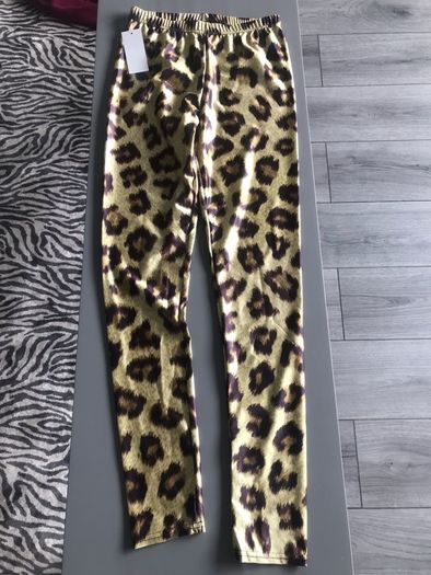 Lotus leggings womens new leopard print size 10 medium