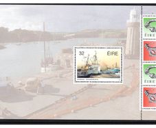 1991 Ireland Fishing Fleet Stamps Commemorative & Definitive Booklet Pane Mint Never Hinged (MNH). Hibernian HP48