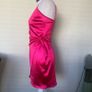 Pink satin mini dress. Size S Image 6