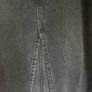 Never worn H&M black denim midi skirt Image 3