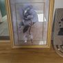 Gold frame flower picture lovely piece Image 3