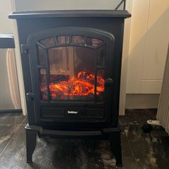 Small warm-electric fire