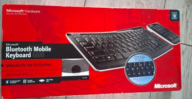 Microsoft Bluetooth Mobile Keyboard 6000 keyboard and keypad set