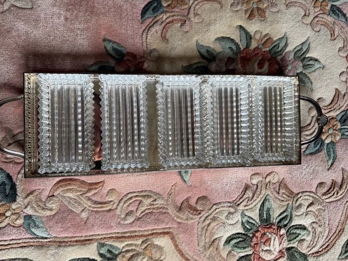 Vintage Silver plate hors doeuvres set