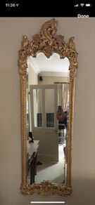 Pair  Ornate Mirrors
