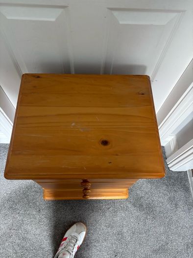 Bedside locker - pine