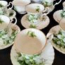 Royal Albert Bone China "Trillium" Coffee Set Image 8
