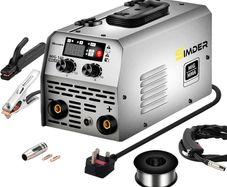 FREE EXPRESS SHIPPING Welder Gasless MIG MMA 2 in 1 Welding Machine Flux Core Welder 220V 140Amp IGBT Inverter Welder MIG No Gas