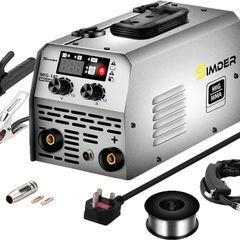 FREE EXPRESS SHIPPING Welder Gasless MIG MMA 2 in 1 Welding Machine Flux Core Welder 220V 140Amp IGBT Inverter Welder MIG No Gas