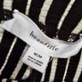 Beaufille Black And White Striped 70's Style Bell Bottom Trousers RRP 250E Image 8