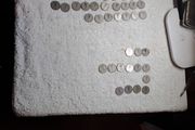 1 shilling coins