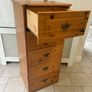Chest of drawers in country pine . Immaculate condition Image 3