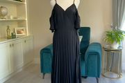 Ladies Black Cold Shoulder Wrap Dress from Boohoo
