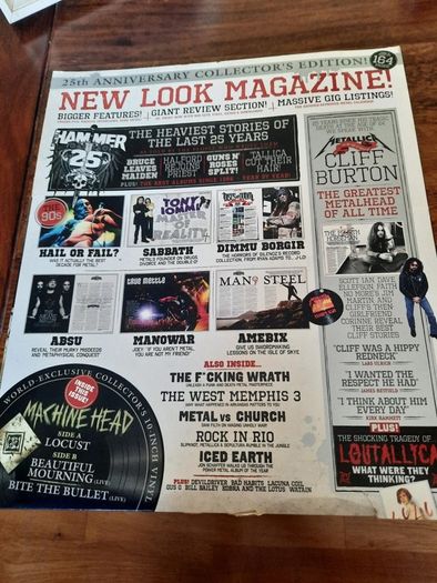 METAL HAMMER - 25th Anniversary with Metallica's Cliff Burton article