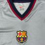 Genuine Vintage 1998 Barcelona Away Jersey Shirt Mens XL Silver Image 4