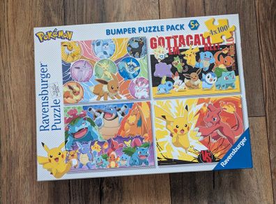 Ravensburger Pokemon Bumper Jigsaw Puzzle Pack Age 5+