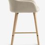 4 beige dining chairs and 2 counter stools Image 6