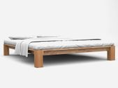 Bed Frame Solid Oak Wood 160x200 cm