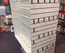 Slatwall Gondola Unit with Aluminium inserts