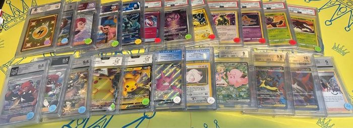 Pokemon Cards 23 Graded Cards In Stock