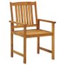 Garden Chairs 8 pcs Solid Acacia Wood Image 2