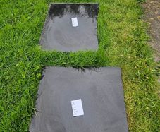 Black Granite Fire Hearth x3