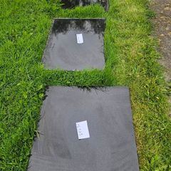 Black Granite Fire Hearth x3