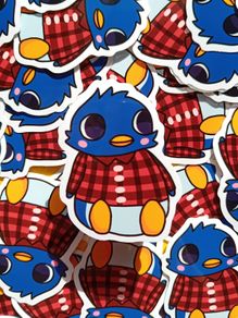 vinyl roald stickers !! [acnh]