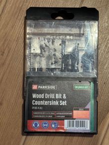 Wood Drill Bit & Countersink Set