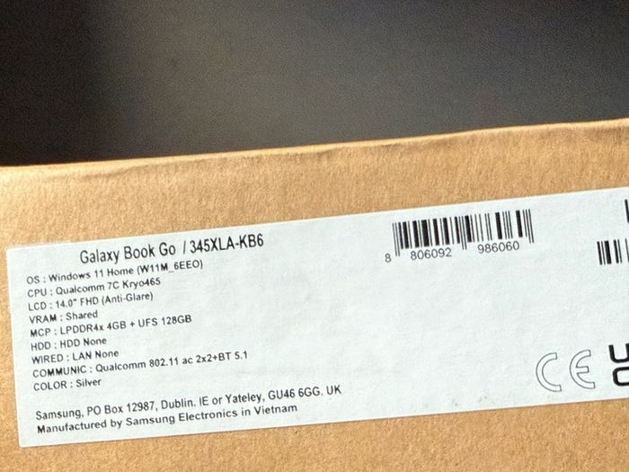Samsung Galaxy Book Go 14-inch 128GB Brand New Sealed 1 year Warranty RECEIPT