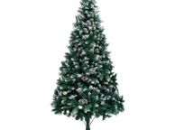 main image for ad Artificial Christmas Tree with Pine Cones and White Snow 240 cm