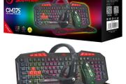 Gaming Mouse, Mouse Pad, Headset, and Keyboard Pack Marvo Scorpion CM375.