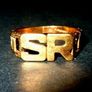Vintage 9ct Gold 'Street Royalty' (SR) Ring Image 10