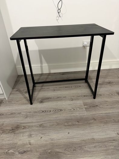 Fold away desk black from Amazon