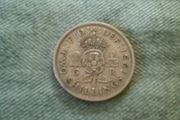 British Two Shillings Coin 1951 Collectable 2 Shilling