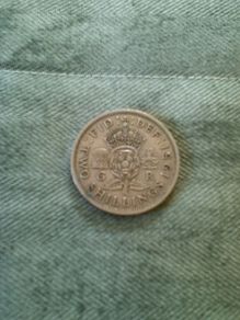 British Two Shillings Coin 1951 Collectable 2 Shilling