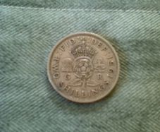 British Two Shillings Coin 1951 Collectable 2 Shilling