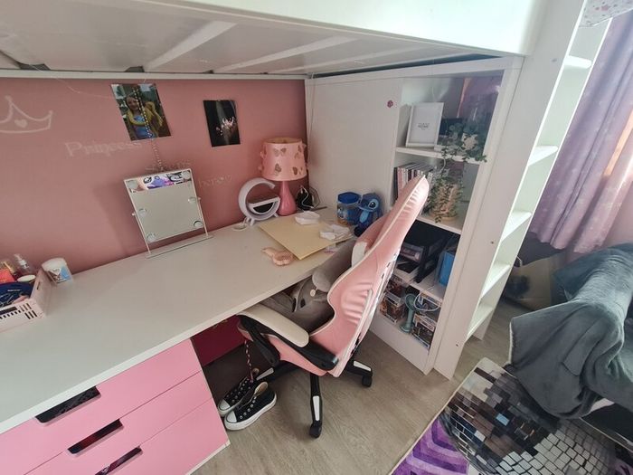 Loft Bed with Desk