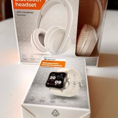 Headphones and Watch