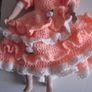 Hermitage Mint Porcelain  Doll with Crotchet Dress 1988 Image 2